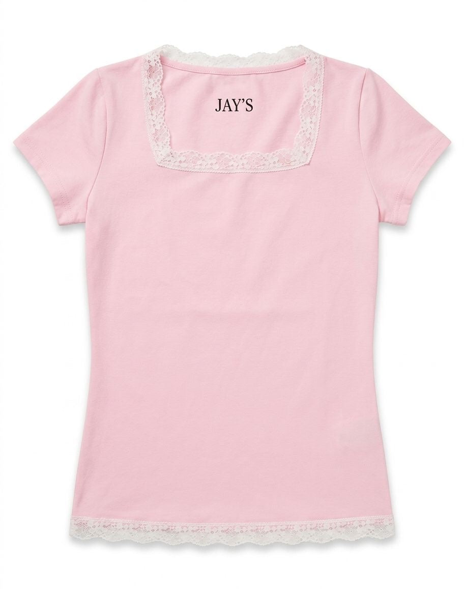 Sqaure Lace Top