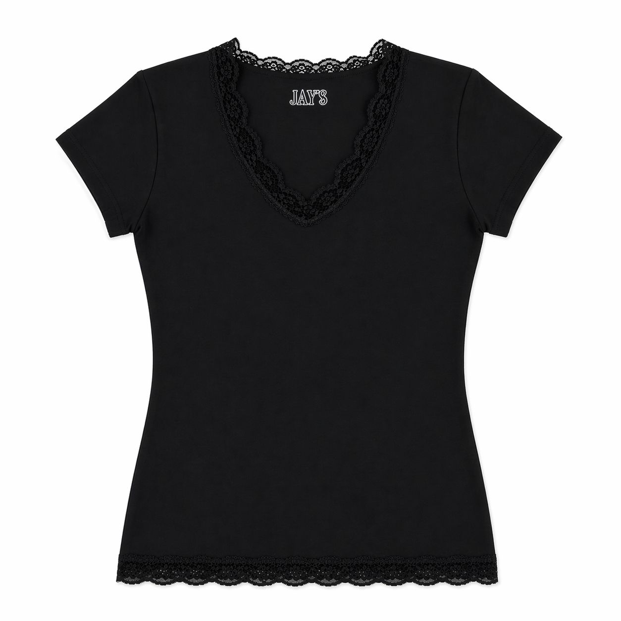 Lace V neck