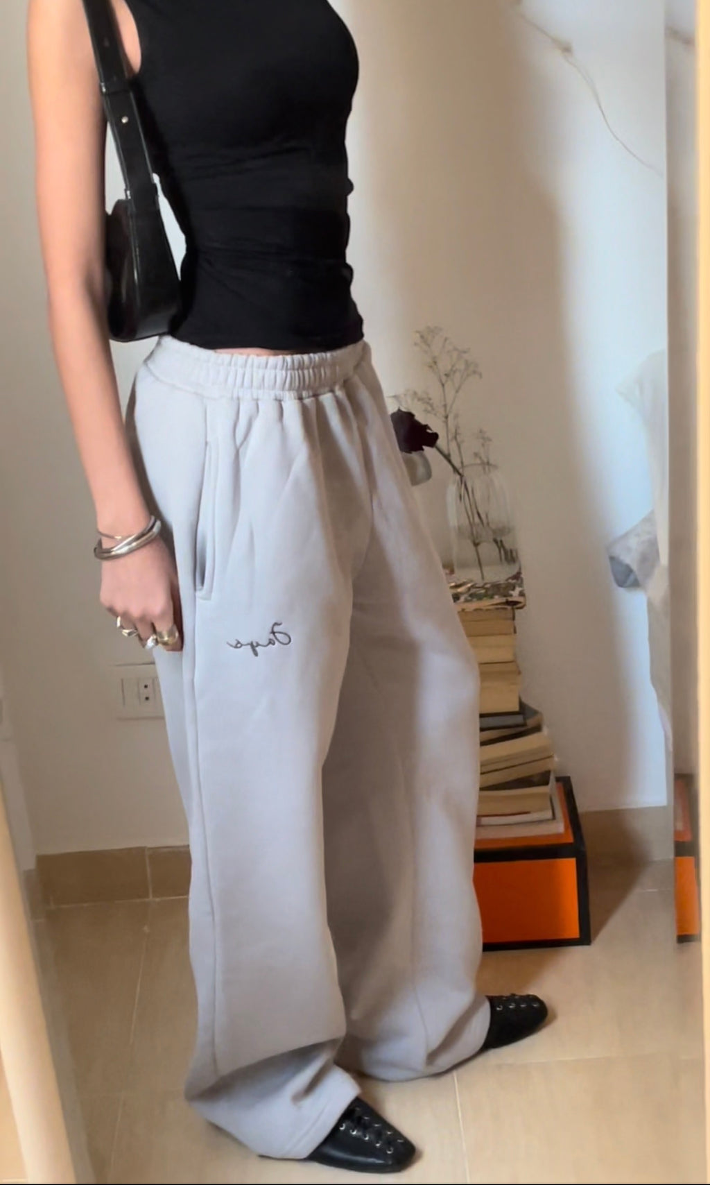 Grey Baggy sweatpants