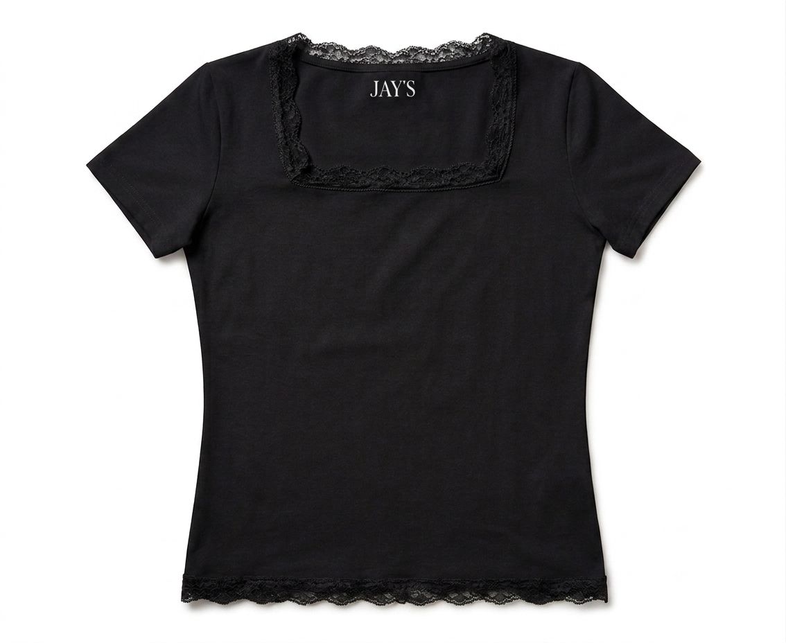 Sqaure Lace Top